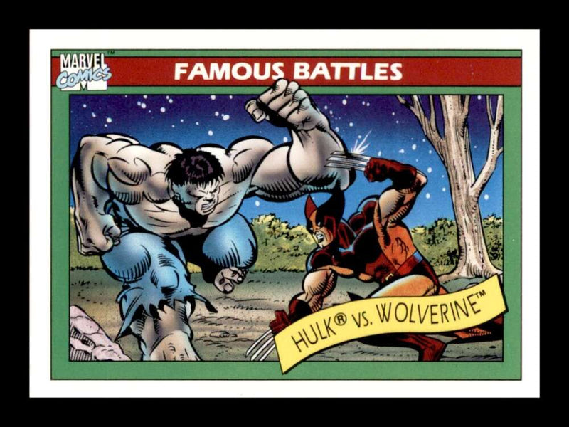 Load image into Gallery viewer, 1990 Impel Marvel Universe The Hulk vs Wolverine #113  Image 1
