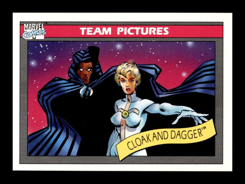 Load image into Gallery viewer, 1990 Impel Marvel Universe Cloak and Dagger #141 Team Pictures  Image 1
