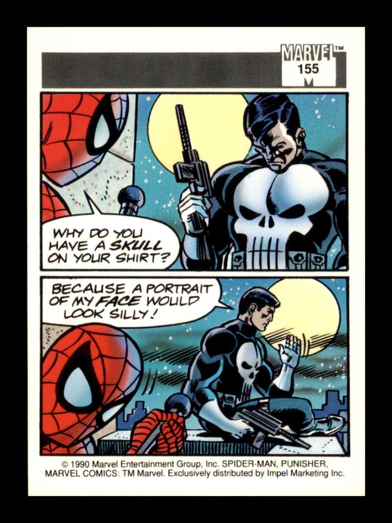 Load image into Gallery viewer, 1990 Impel Marvel Universe Spider-Man Presents: Punisher #155  Image 2
