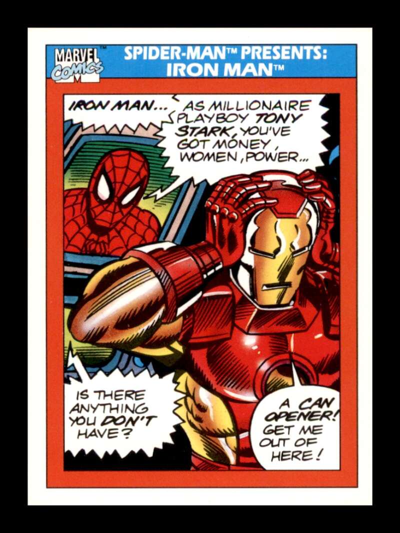 Load image into Gallery viewer, 1990 Impel Marvel Universe Spider-Man Presents: Iron Man #159  Image 1
