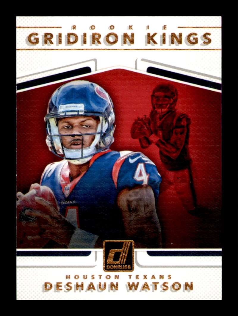 Load image into Gallery viewer, 2017 Donruss Rookie Gridiron Kings Deshaun Watson #12 Rookie RC Houston Texans  Image 1
