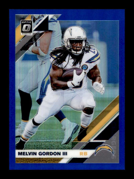 2019 Donruss Optic Blue Prizm Melvin Gordon