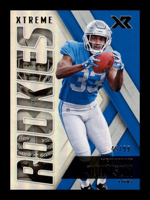 2018 Panini XR Xtreme Rookies Kerryon Johnson 