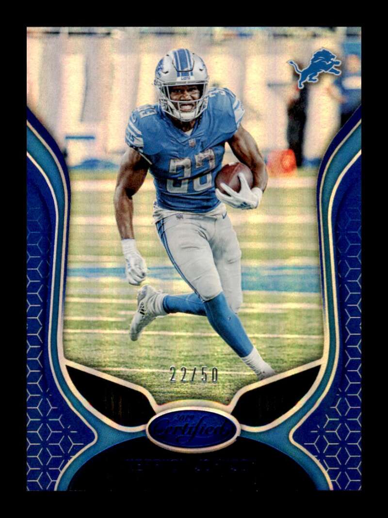 Load image into Gallery viewer, 2019 Panini Certified Mirror Blue Kerryon Johnson #69 Short Print SP /50 Detroit Lions  Image 1
