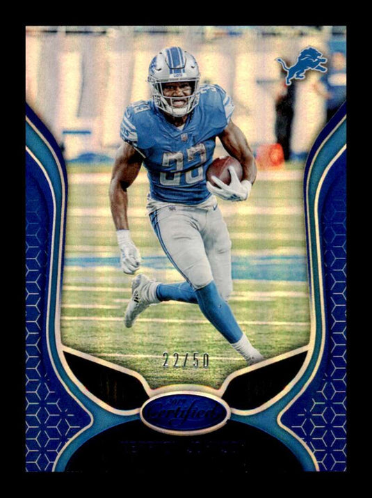 2019 Panini Certified Mirror Blue Kerryon Johnson 