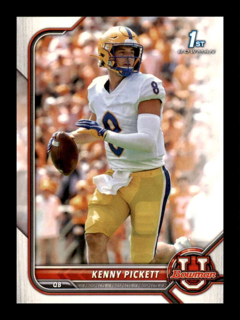 Load image into Gallery viewer, 2021 Bowman University Kenny Pickett #65 Rookie RC Pittsburgh Panthers  Image 1
