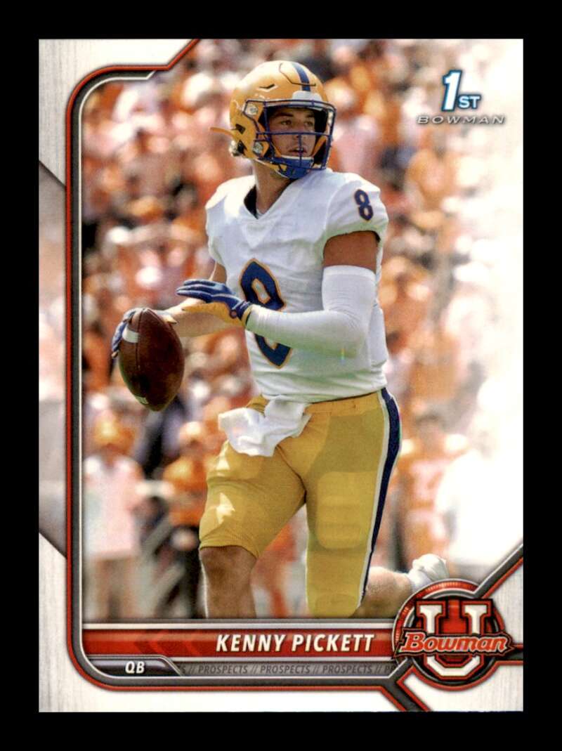 Load image into Gallery viewer, 2021 Bowman University Kenny Pickett #65 Rookie RC Pittsburgh Panthers  Image 1
