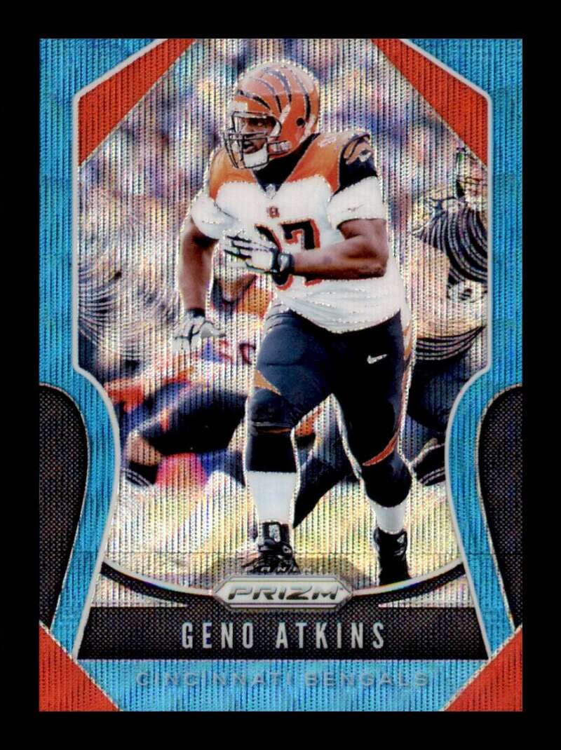 Load image into Gallery viewer, 2019 Panini Prizm Blue Wave Prizm Geno Atkins #83 Short Print SP Cincinnati Bengals  Image 1
