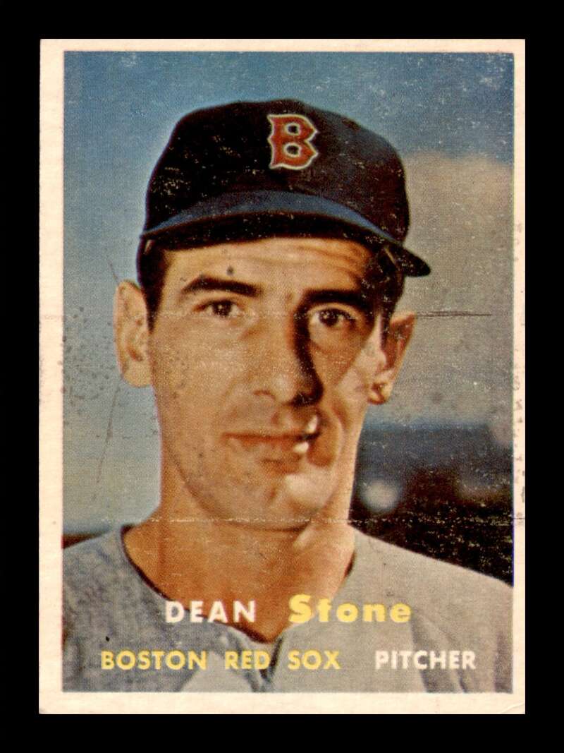 Load image into Gallery viewer, 1957 Topps Dean Stone #381 Wax On Front Boston Red Sox  Image 1
