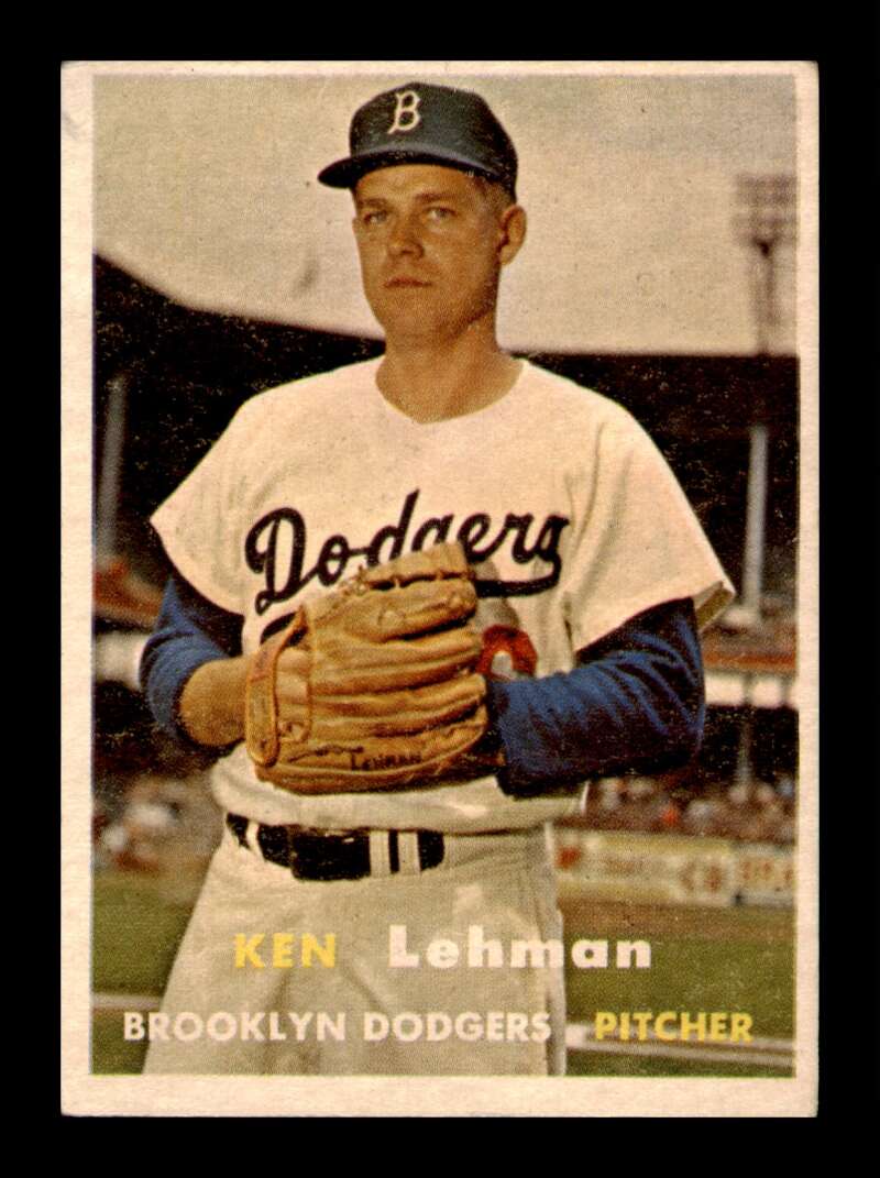 Load image into Gallery viewer, 1957 Topps Ken Lehman #366 Brooklyn Dodgers  Image 1
