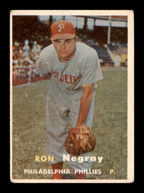 1957 Topps Ron Negray 