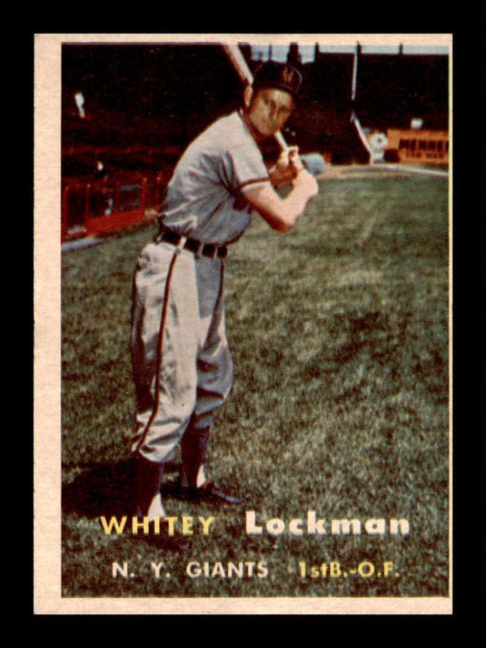 1957 Topps Whitey Lockman