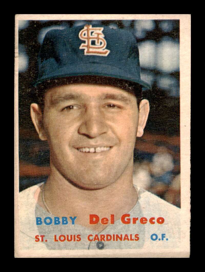 Load image into Gallery viewer, 1957 Topps Bobby Del Greco #94 Surface Dents St. Louis Cardinals  Image 1
