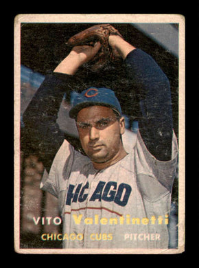 1957 Topps Vito Valentinetti 