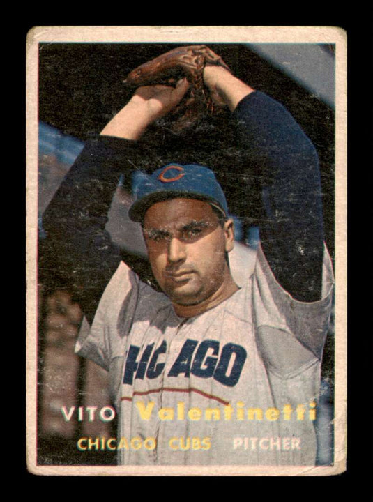 1957 Topps Vito Valentinetti 