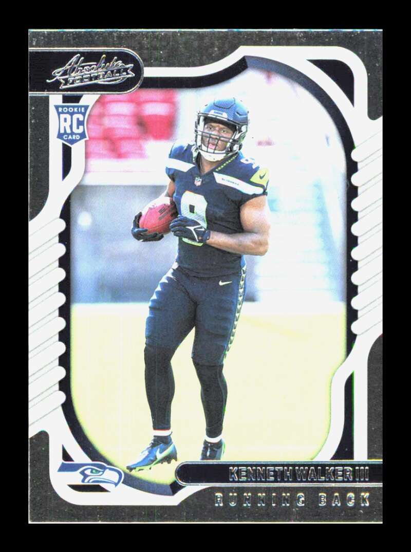 Load image into Gallery viewer, 2022 Panini Absolute Kenneth Walker III #118 Rookie RC Seattle Seahawks  Image 1
