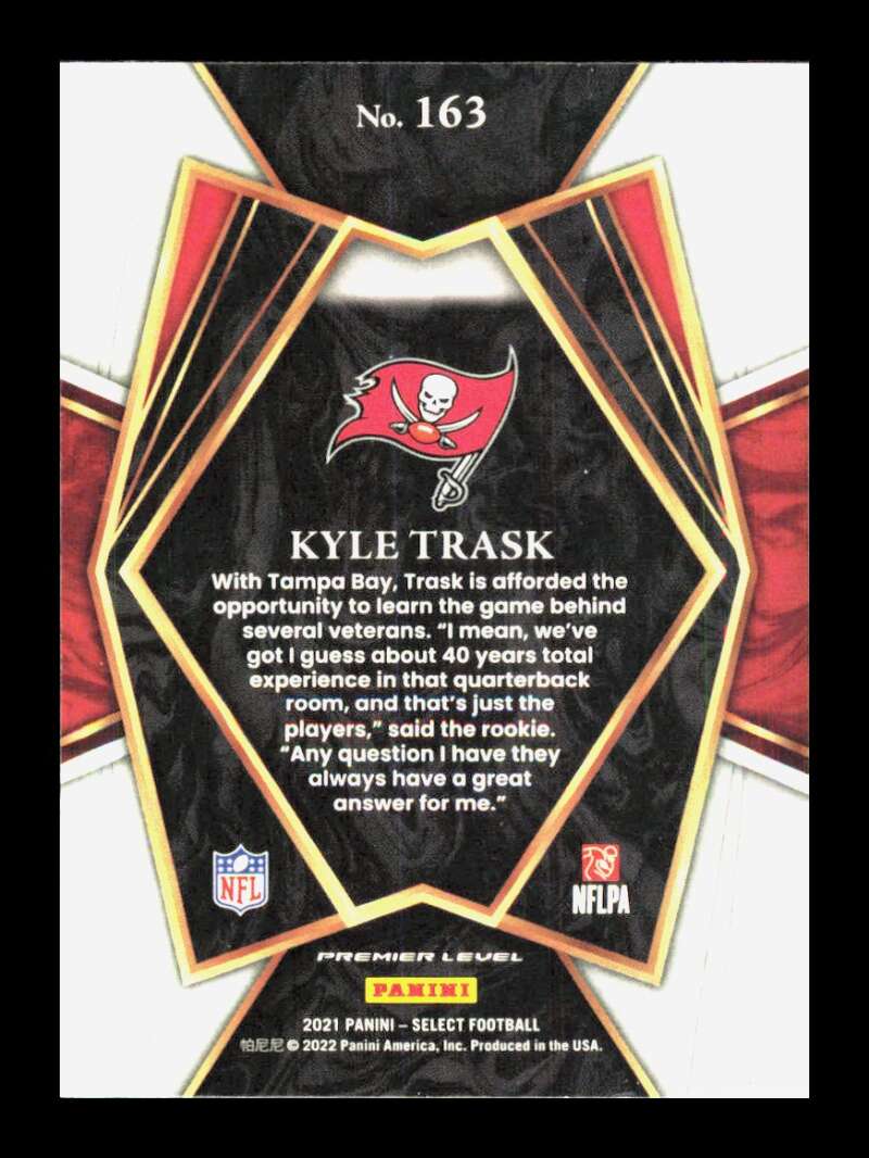 Load image into Gallery viewer, 2021 Panini Select Kyle Trask #163 Rookie RC Tampa Bay Buccaneers  Image 2
