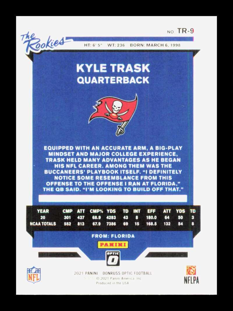 Load image into Gallery viewer, 2021 Donruss Optic The Rookies Kyle Trask #TR-9 Rookie RC Florida Gators  Image 2
