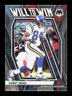 2021 Panini Mosaic WIll To Win Randy Moss 