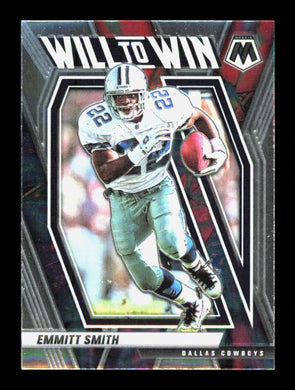 2021 Panini Mosaic WIll To Win Emmitt Smith 