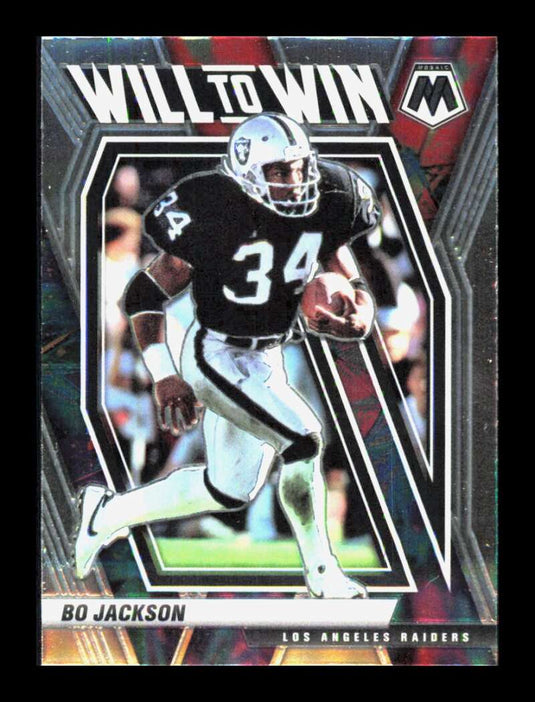 2021 Panini Mosaic WIll To Win Bo Jackson