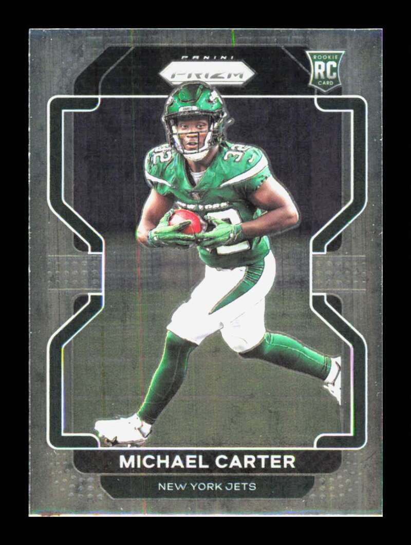 Load image into Gallery viewer, 2021 Panini Prizm Michael Carter #365 Rookie RC New York Jets  Image 1
