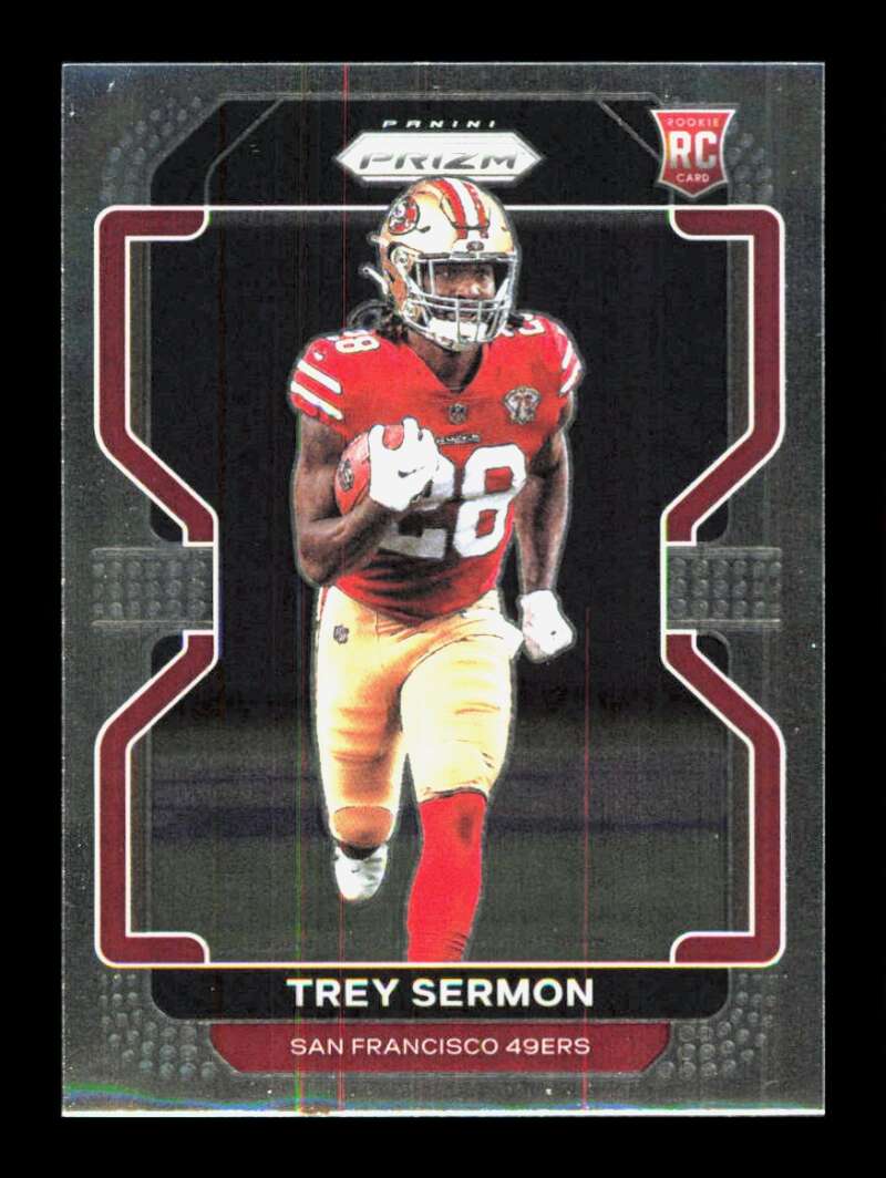 Load image into Gallery viewer, 2021 Panini Prizm Trey Sermon #354 Rookie RC San Francisco 49ers  Image 1
