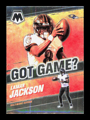 2021 Panini Mosaic Got Game Lamar Jackson 