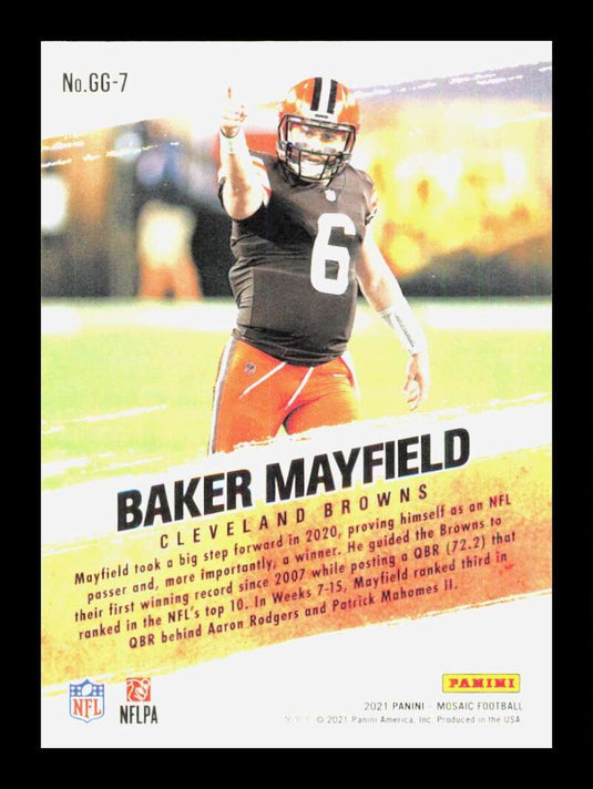 2021 Panini Mosaic Got Game Baker Mayfield 