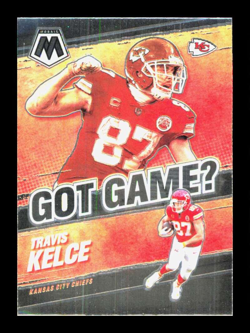 Load image into Gallery viewer, 2021 Panini Mosaic Got Game Travis Kelce #GG-21 Kansas City Chiefs  Image 1
