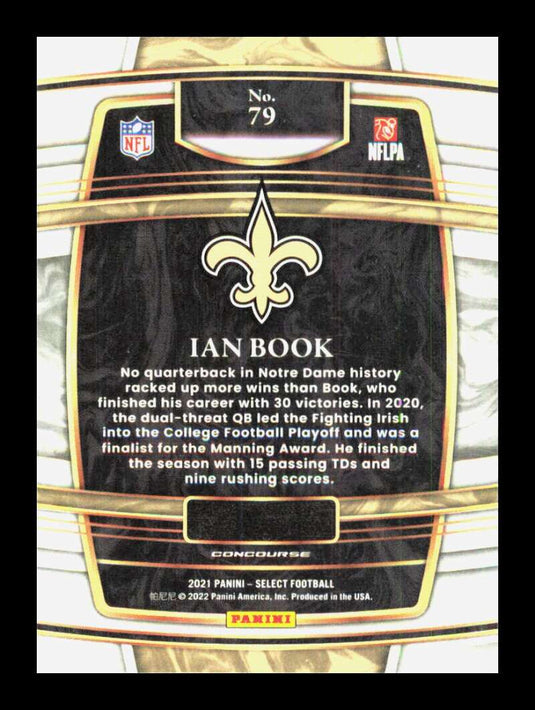 2021 Panini Select Ian Book