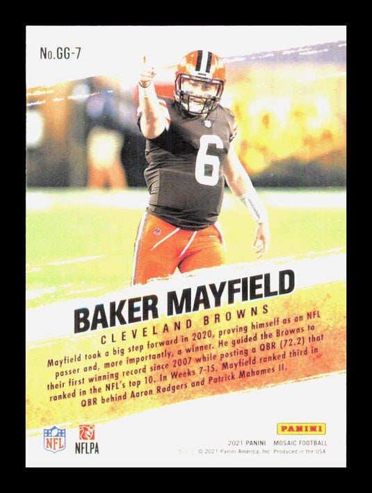 2021 Panini Mosaic Got Game Baker Mayfield