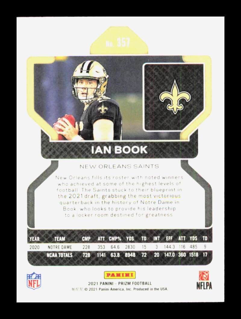 Load image into Gallery viewer, 2021 Panini Prizm Ian Book #357 Rookie RC New Orleans Saints  Image 2
