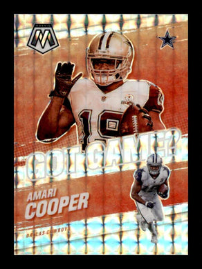 2021 Panini Mosaic Got Game Silver Mosaic Prizm Amari Cooper 