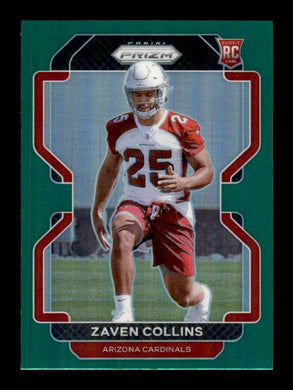 2021 Panini Prizm Green Prizm Zaven Collins 