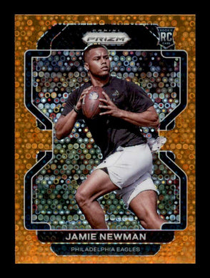 2021 Panini Prizm Orange Disco Jamie Newman 