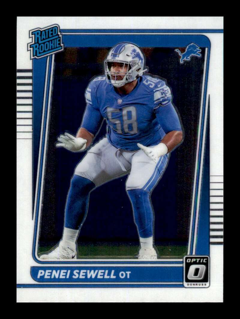 Load image into Gallery viewer, 2021 Donruss Optic Penei Sewell #260 Rookie RC Detroit Lions  Image 1
