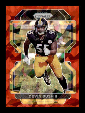 2021 Panini Prizm Red Ice Prizm Devin Bush 