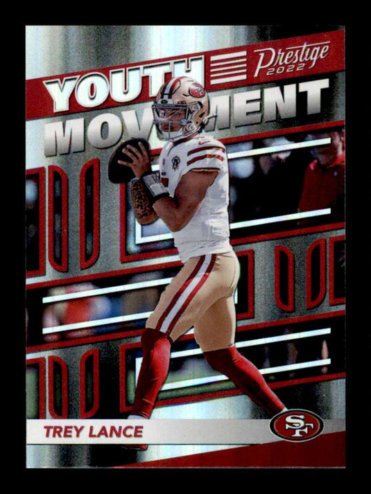 2022 Panini Prestige Youth Movement Trey Lance