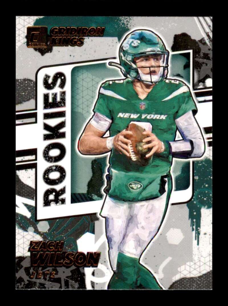 Load image into Gallery viewer, 2021 Donruss Rookie Gridiron Kings Zach Wilson #RGK-ZWI Rookie RC New York Jets  Image 1
