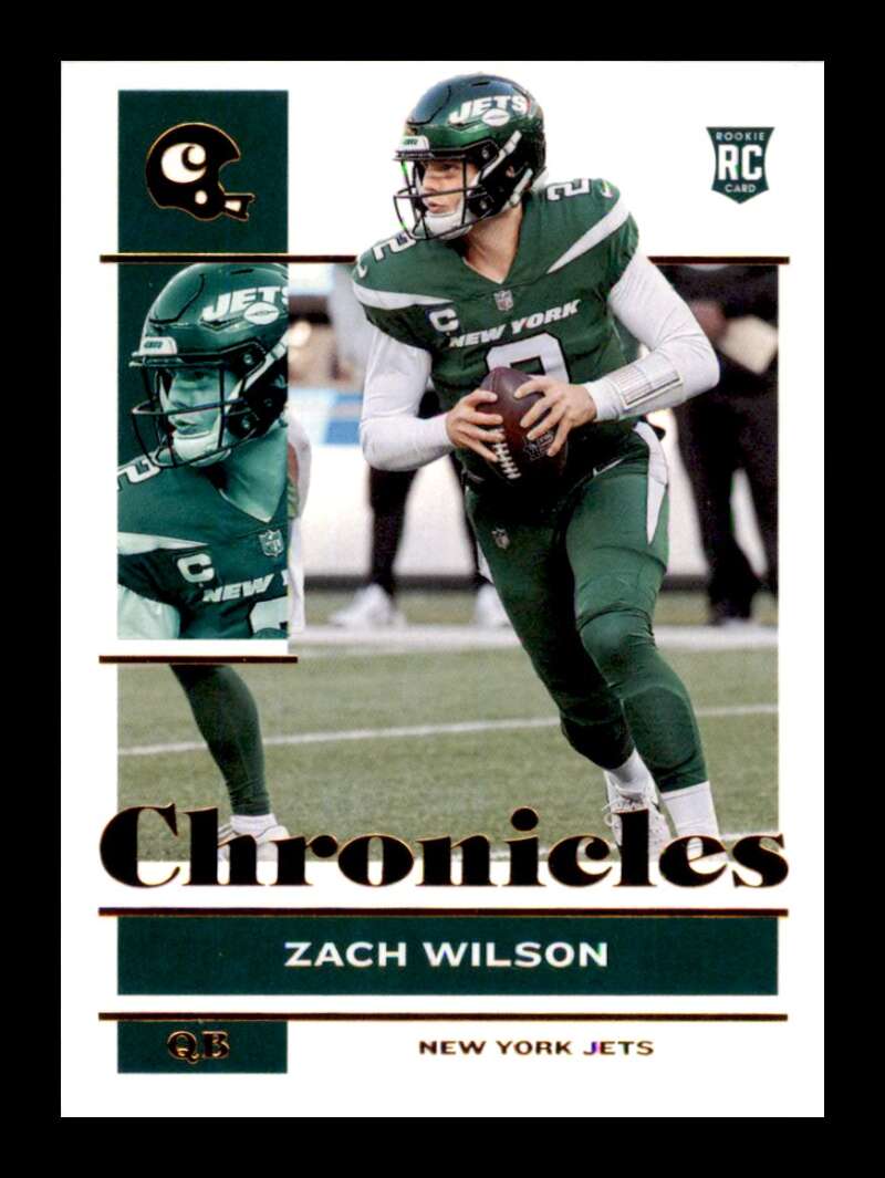 Load image into Gallery viewer, 2021 Panini Chronicles Bronze Zach Wilson #86 Rookie RC New York Jets  Image 1
