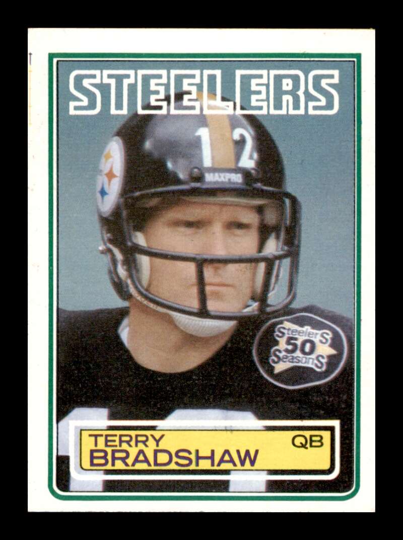 Load image into Gallery viewer, 1983 Topps Terry Bradshaw #358 NM Pittsburgh Steelers  Image 1
