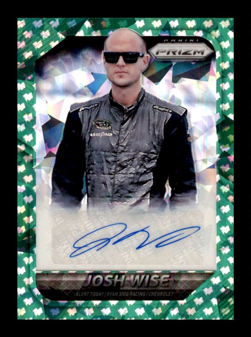 Load image into Gallery viewer, 2016 Panini Prizm Driver Signatures Green Flag Prizm Auto Josh Wise #JW Autograph /99  Image 1
