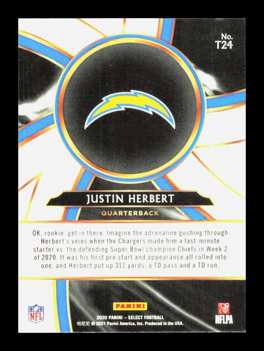 2020 Panini Select Turbocharged Justin Herbert 