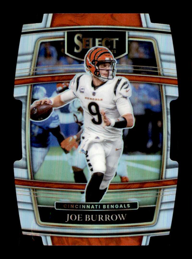 Load image into Gallery viewer, 2021 Panini Prizm Silver Prizm Die Cut Joe Burrow #9 Cincinnati Bengals  Image 1
