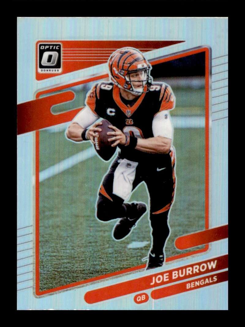 Load image into Gallery viewer, 2021 Donruss Optic Silver Prizm Holo Joe Burrow #134 Cincinnati Bengals  Image 1
