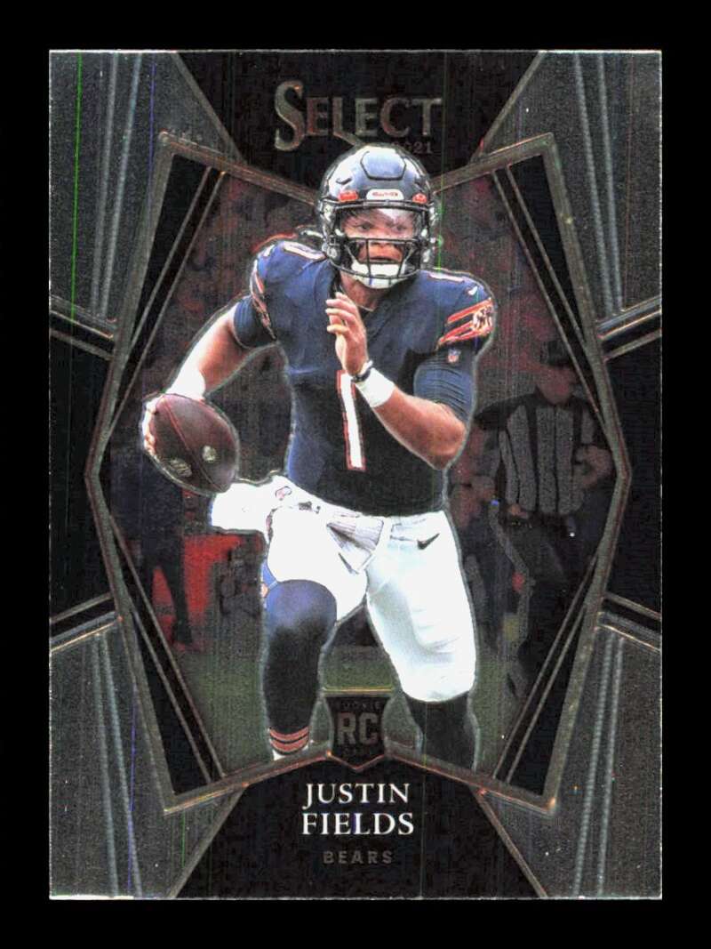 Load image into Gallery viewer, 2021 Panini Select Justin Fields #150 Rookie RC Chicago Bears  Image 1
