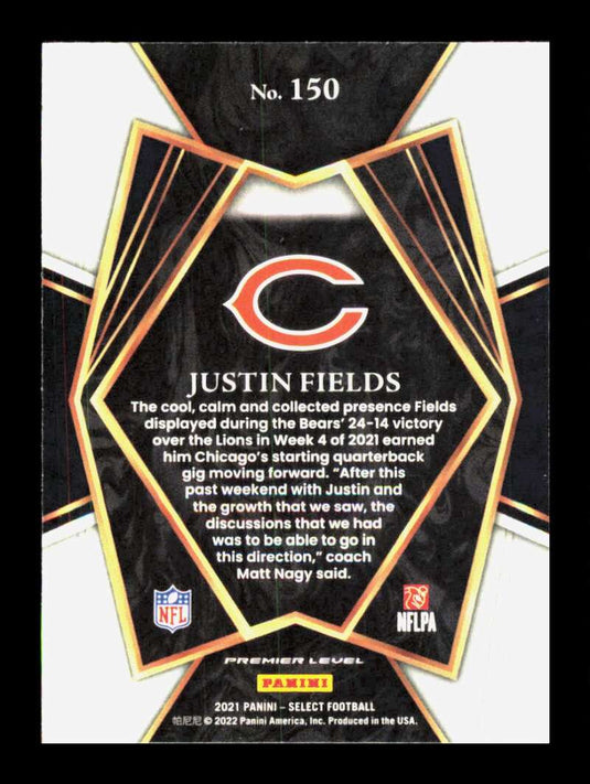 2021 Panini Select Justin Fields 