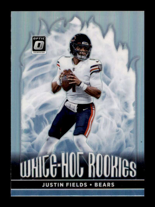 2021 Donruss Optic White Hot Rookies Silver Prizm Justin Fields