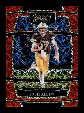 2022 Panini Select Draft Red Lazer Prizm Josh Allen 